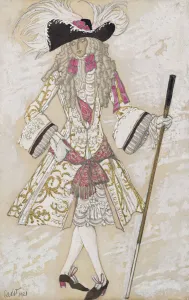 Costume design for the ballet Sleeping Beauty by P. Tchaikovsky, 1921