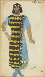 Stage Design Collection: Costume design for the Ballet The Tragedy of Salome by Florent Schmitt, 1908