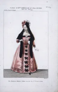 Costume design for the opera Don Juan by Wolfgang Amadeus Mozart Costume design for the opera Don Juan by Wolfgang Amadeus Mozart