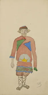 Costume design for the opera Snow Maiden by N, Rimsky-Korsakov, 1910s