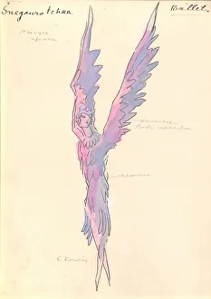 Costume design for the opera Snow Maiden by N, Rimsky-Korsakov, 1928