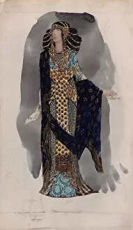 Images Dated 20th June 2013: Costume design from the Series Oriental dancers, 1900s. Artist: Vladimirov