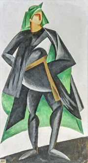 Costume design for the theatre play Romeo and Julia by W. Shakespeare, 1921. Creator: Exter, Alexandra Alexandrovna (1882-1949)