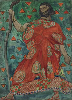 Léon 1866 1924 Collection: Costume design for the tragedy Antigone after Sophocles, ca 1904-1906