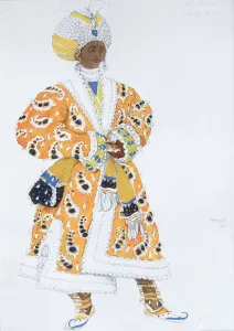 Blue God Gallery: Costume design for Vaslav Nijinsky in the Ballet Blue God by R. Hahn, 1912