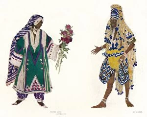 Costume Designs for the Russian Ballet Le Dieu Bleu, c1912. Artist: Leon Bakst