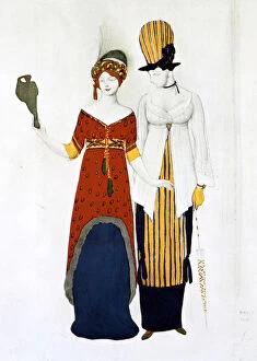Arts Entertainment Gallery: Costume Moderne, 1910. Artist: Leon Bakst