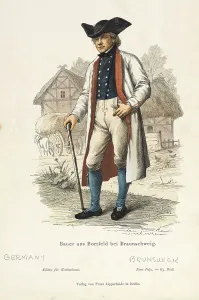 Stocking Prints: Costume Plate (Bauer aus Bortfeld bei Braunschweig)