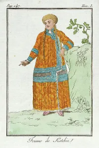 Burmese Prints: Costume Plate (Femme de Katchin)