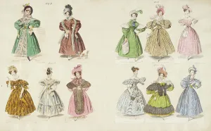 Decolletage Prints: Costume plates, 1833. Creator: Unknown