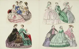 Decolletage Prints: Costume plates, 1859-62. Creator: Unknown