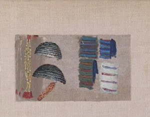 Niels Skovgaard Prints: Costume studies, Megara, 1896. Creator: Niels Skovgaard