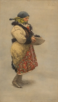 1920 Prints: Costume study, 1920. Creator: Joza Uprka
