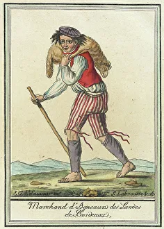 Labrousse Prints: Costumes de Différent Pays, Marchand d'Agneaux des Landes de Bordeaux