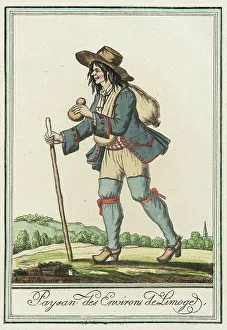 Clog Prints: Costumes de Différent Pays, Paysan des Environs de Limoge