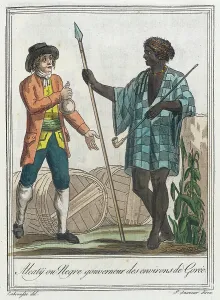 Senegalese Prints: Costumes de Différents Pays, Alcatÿ ou Negre Gouverneur des Environs de Gorée
