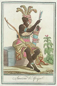 Costumes de Différents Pays, Amazone d'Afrique, c1797. Creators: Jacques Grasset de Saint-Sauveur, LF Labrousse