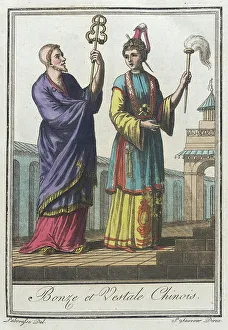 Labrousse Prints: Costumes de Différents Pays, Bonze et Vestale Chinois