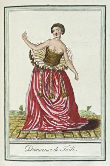 Waistband Prints: Costumes de Différents Pays, Danseuse de Taïti