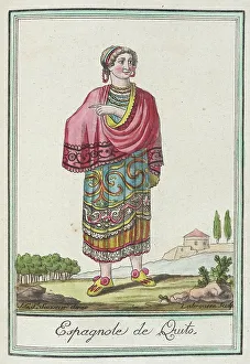 Ecuadorian Prints: Costumes de Différents Pays, Espagnole de Quito