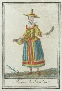 Brabant Belgium Europe Prints: Costumes de Différents Pays, Femme du Brabant