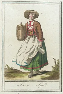 Tyrolean Prints: Costumes de Différents Pays, Femme du Tyrol