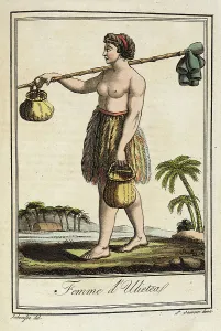 Grass Skirt Prints: Costumes de Différents Pays, Femme d'Ulieteal
