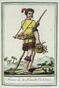 Melanesia Prints: Costumes de Différents Pays, Femme de la Nouvelle Calédonie