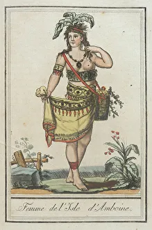 Indonesia Prints: Costumes de Différents Pays, Femme de l'Isle d'Amboine
