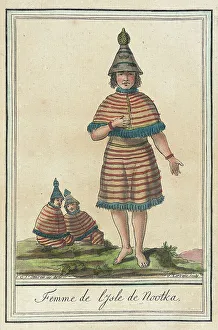 Nootka Prints: Costumes de Différents Pays, Femme de l'Isle de Nootka