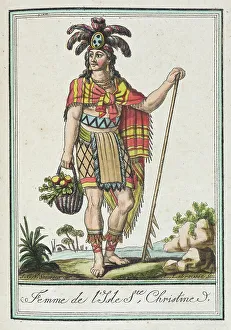 South Sea Islander Prints: Costumes de Différents Pays, Femme de l'Isle Ste