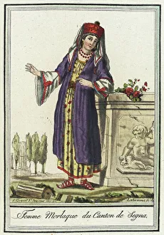 Eastern European Prints: Costumes de Différents Pays, Femme Morlaque du Canton de Segna