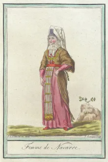 Mantilla Prints: Costumes de Différents Pays, Femme de Navarre