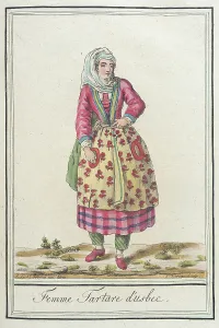 Labrousse Prints: Costumes de Différents Pays, Femme Tartare d'Usbec