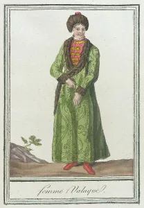 Costumes de Différents Pays, Femme Valaque, c1797. Creator: Jacques Grasset de Saint-Sauveur