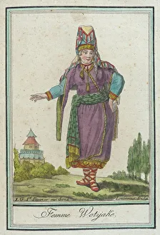 Eastern European Prints: Costumes de Différents Pays, Femme Wotÿake