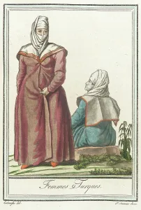 Costumes de Différents Pays, Femmes Turques, c1797. Creators: Jacques Grasset de Saint-Sauveur, LF Labrousse