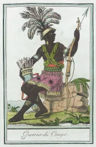 Congo Prints: Costumes de Différents Pays, Guerrier du Congo