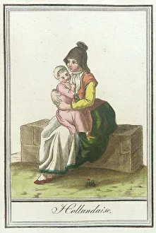 Costumes de Différents Pays, Hollandaise, c1797. Creators: Jacques Grasset de Saint-Sauveur, LF Labrousse