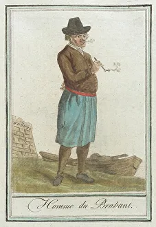 Brabant Belgium Europe Prints: Costumes de Différents Pays, Homme du Brabant