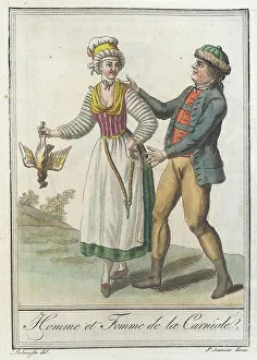 Eastern European Prints: Costumes de Différents Pays, Homme et Femme de la Carniole