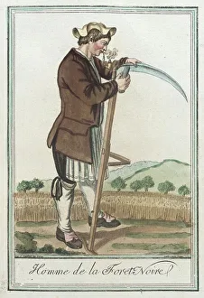 Sharpening Prints: Costumes de Différents Pays, Homme de la Foret Noire
