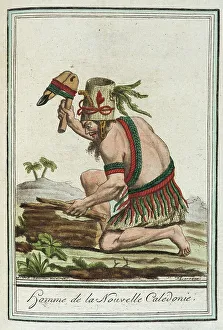 Hammering Prints: Costumes de Différents Pays, Homme de la Nouvelle Calédonie