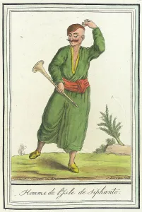 Aegean Prints: Costumes de Différents Pays, Homme de l'Isle de Siphanto