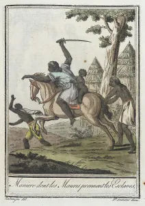 Slave Trade Prints: Costumes de Différents Pays, Maniere Dont les Maures Prennent les Esclaves