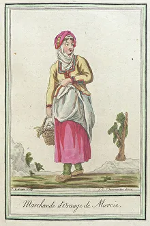 Clog Prints: Costumes de Différents Pays, Marchande d'Orange de Murcie