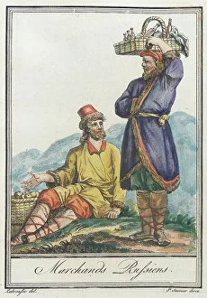 Labrousse Prints: Costumes de Différents Pays, Marchands Russiens