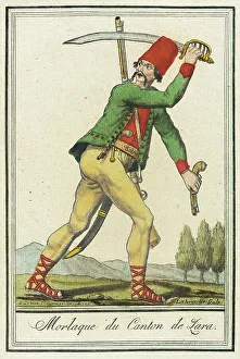 Costumes de Différents Pays, Morlaque du Canton de Lara, c1797. Creators: Jacques Grasset de Saint-Sauveur, LF Labrousse