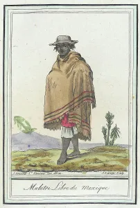 Mixed Race Prints: Costumes de Différents Pays, Mulatre Libre du Mexique