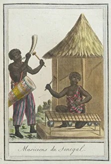 Senegalese Prints: Costumes de Différents Pays, Musiciens du Senegal
